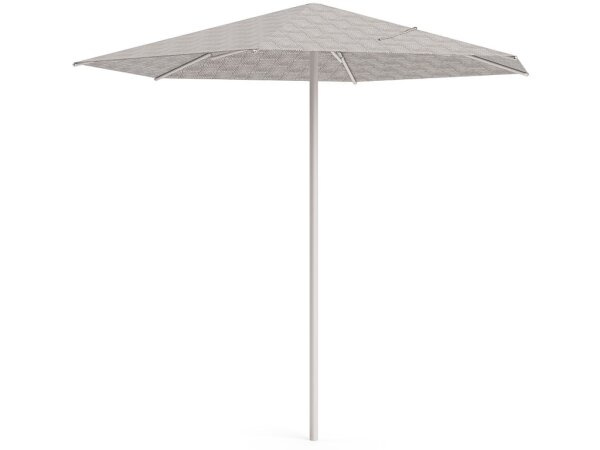 9' Hexagon Umbrella - Dove - Image 3
