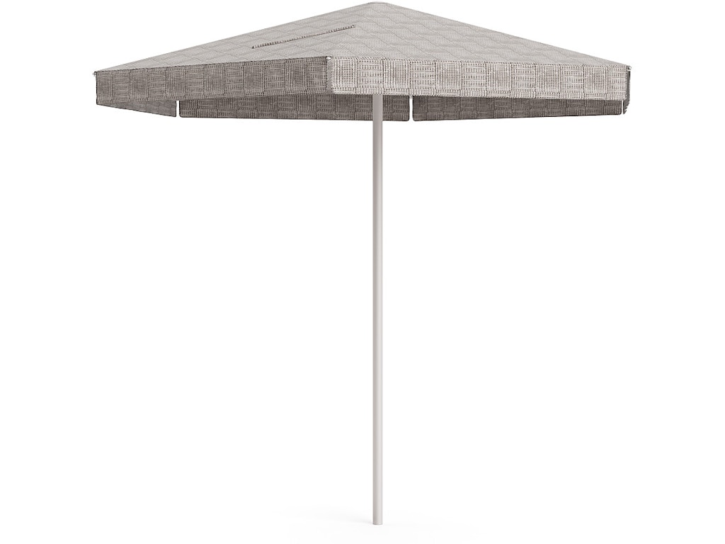 1390-9900-dvv-1 10' Hexagon Umbrella with Valance - Dove - Image 1