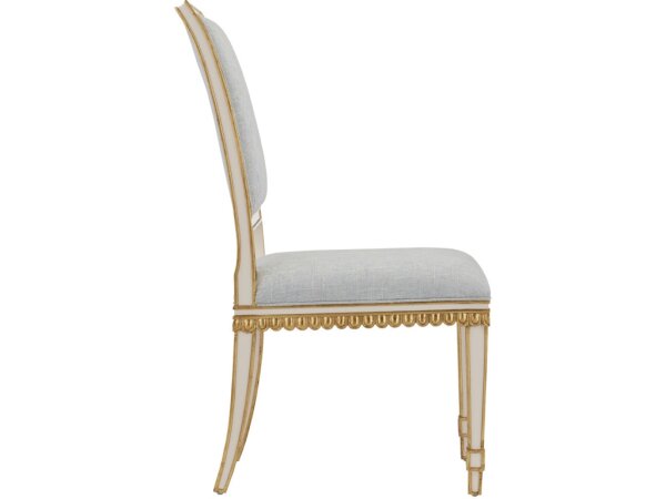 Ines Ivory Chair, Mixology Moonstone - Image 5