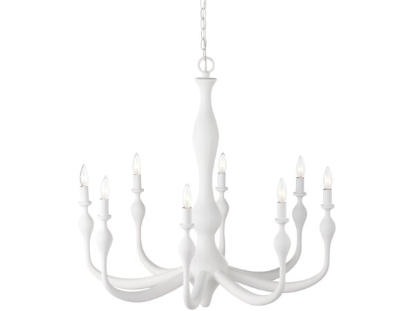 Ludwig White Chandelier