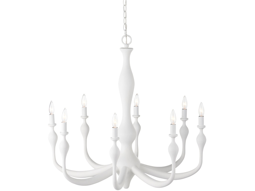 Ludwig White Chandelier