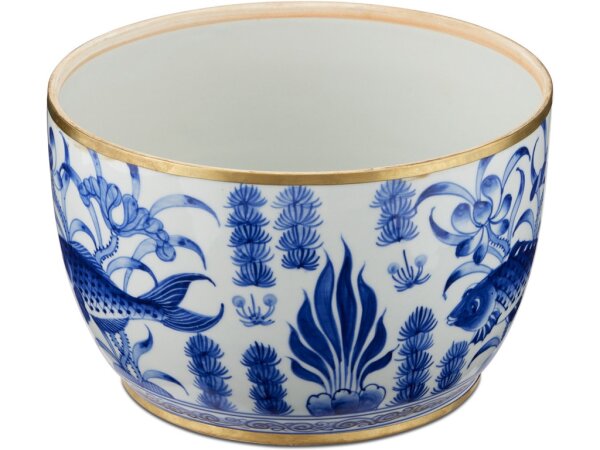 Blue and White Rice Tureen Set of 3 - Image 3