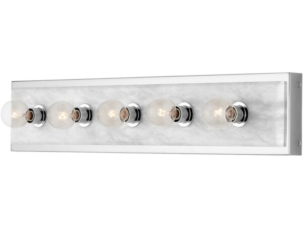 Berdine Large Nickel Wall Sconce - Image 5