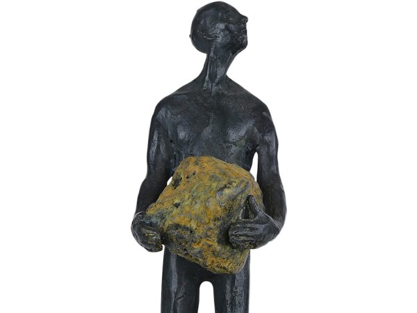 Man on Rock Small Bronze - Image 2