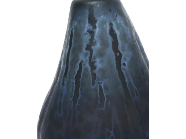 Glass Dark Blue Pear Set of 2 - Image 4