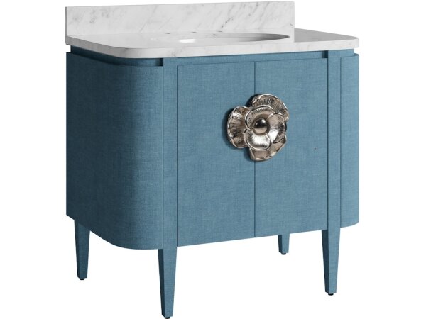 Briallen 36" Blue Vanity with Oval Undermount Sink - Image 3