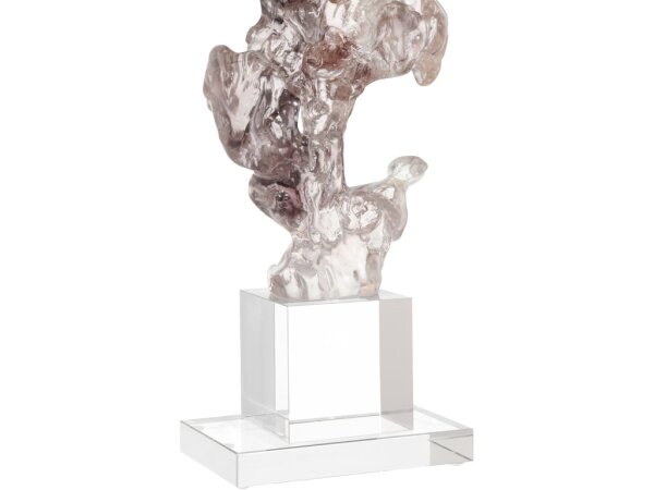 Faux Rock Crystal Medium Sculpture - Image 3