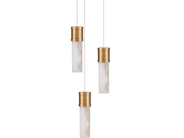Cannula 3-Light Round Multi-Drop Pendant - Image 4