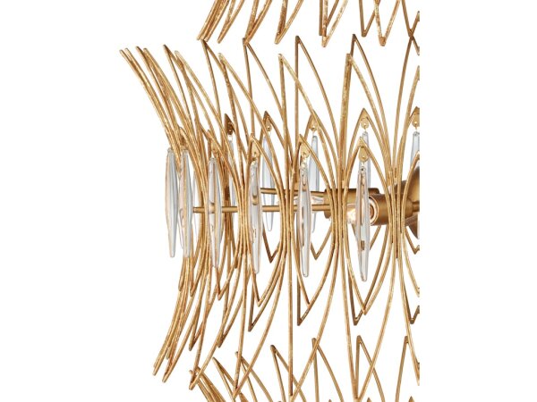 Marquise Large Gold Chandelier - Image 2