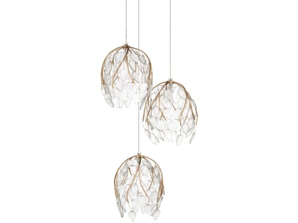 Banyan 3-Light Round Multi-Drop Pendant - Image 4