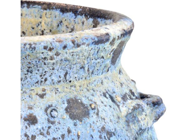 Cinisi Small Antique Blue Drip Planter - Image 3