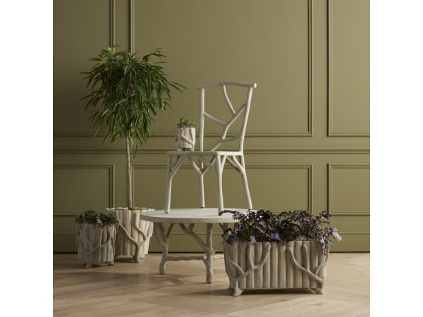 Medium Faux Bois Planter - Image 4