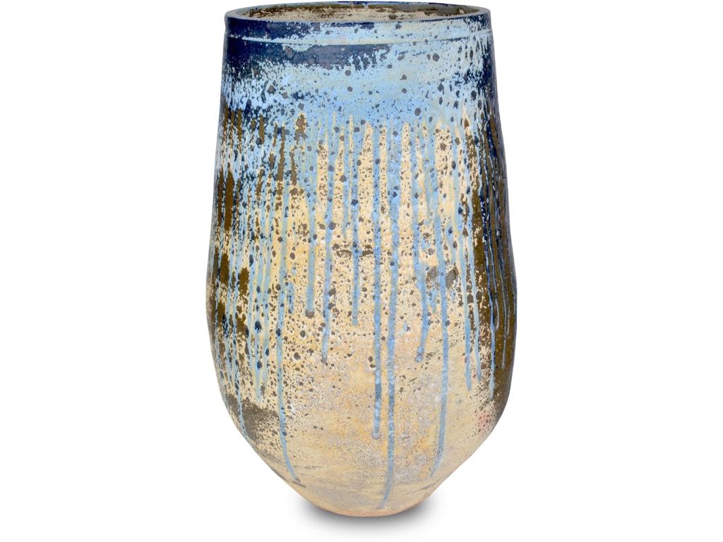 Capaci Antique Blue Drip Planter
