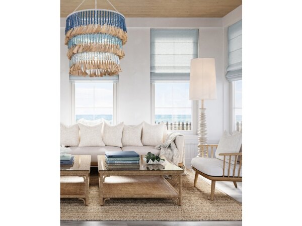 St. Barts Blue Chandelier - Image 3