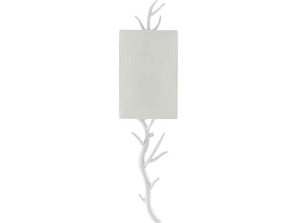 Baneberry White Wall Sconce, Right - Image 4