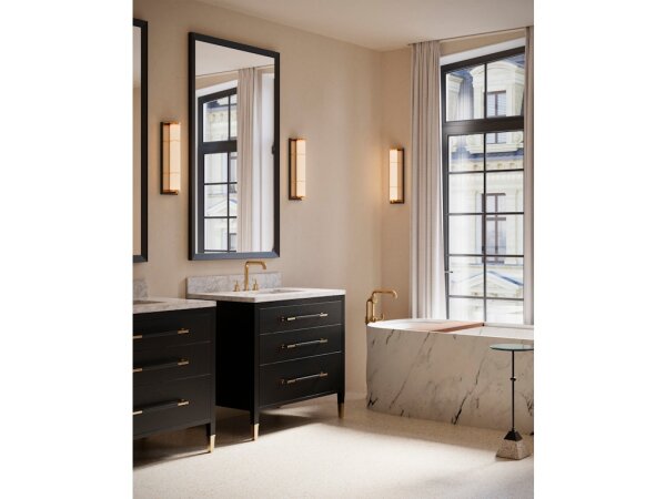 Blaine Bronze Bath Wall Sconce - Image 5