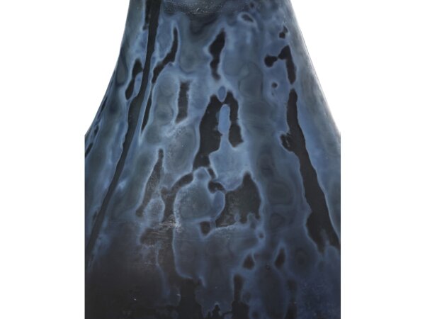 Glass Dark Blue Pear Set of 2 - Image 3