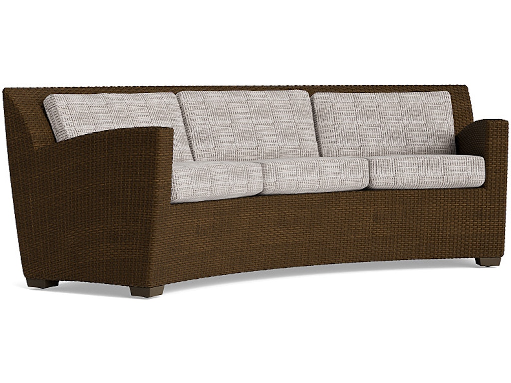 Curved Slim Back Sofa