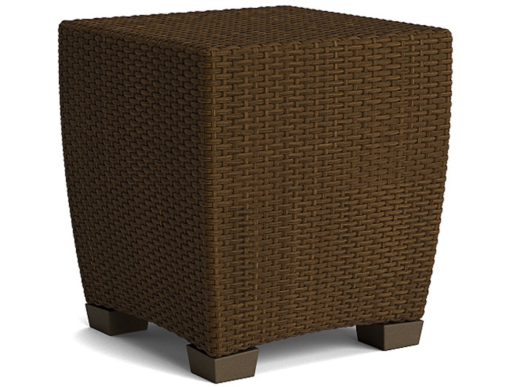 19" Square Woven Side Table