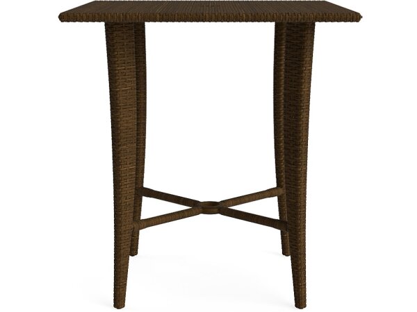 36" Square Woven Bar Umbrella Table - Image 3