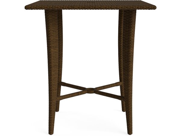 36" Square Woven Bar Umbrella Table - Image 5