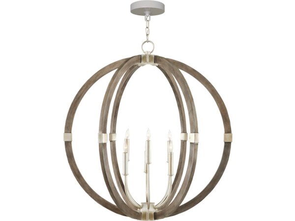 Bastian Gray Orb Chandelier - Image 5