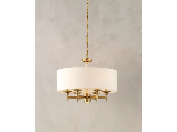 Bering Brass Semi-Flush Mount - Image 4