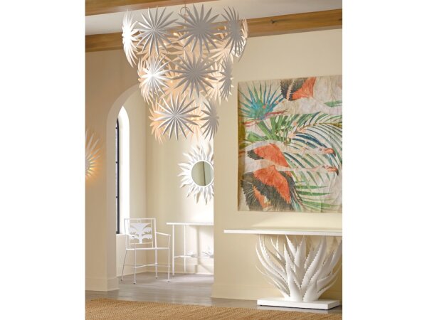 Bismarkia Large White Chandelier - Image 5
