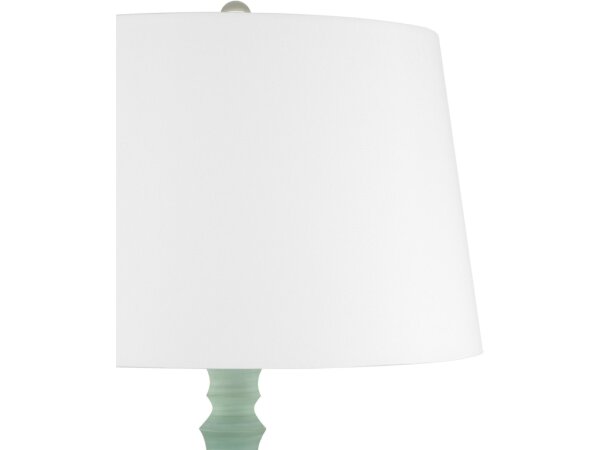 Happy 80's Brown and Pale Blue Table Lamp - Image 4
