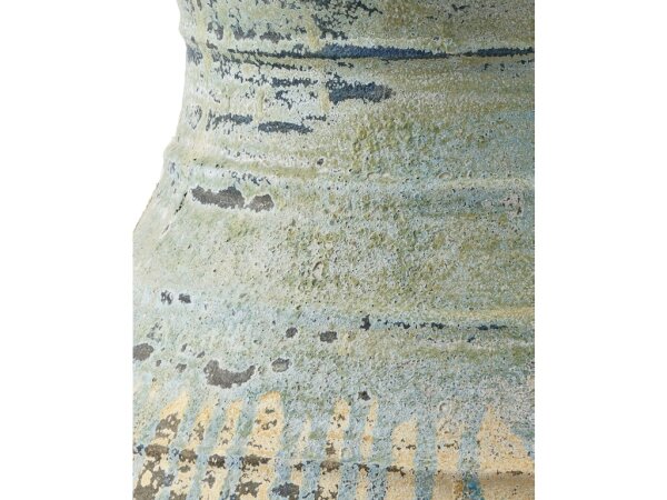 Ragusa Large Antique Blue Drip Urn - Image 4