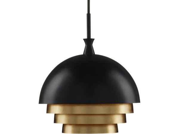 Salviati Large Black and Gold Pendant - Image 4