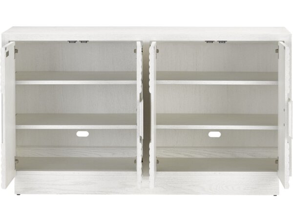 Morombe White Cabinet - Image 4