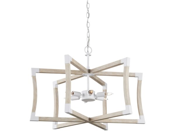 Bastian Small Sandstone Semi-Flush Mount - Image 4