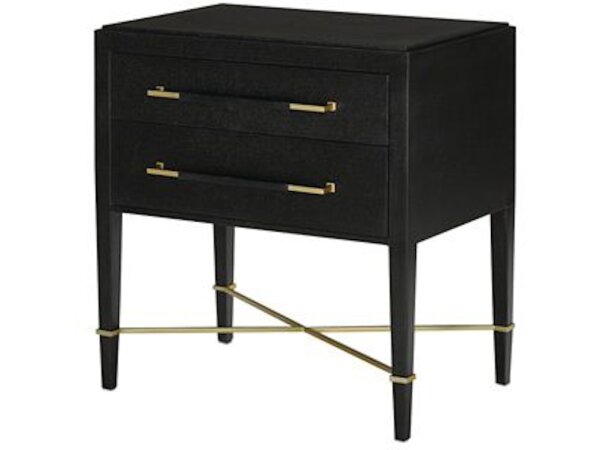 Verona Black Nightstand - Image 2