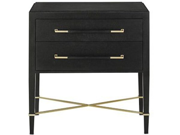 Verona Black Nightstand - Image 3