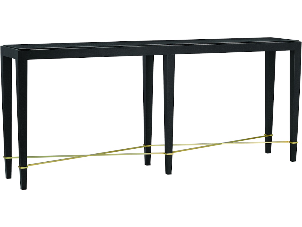 Verona Black Console Table