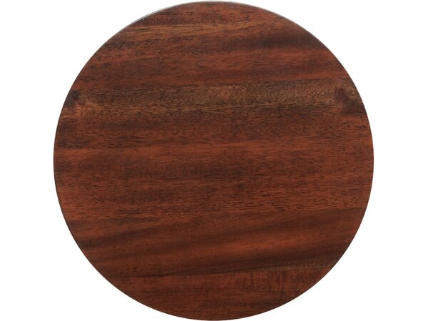 Sasha Walnut Drinks Table - Image 2