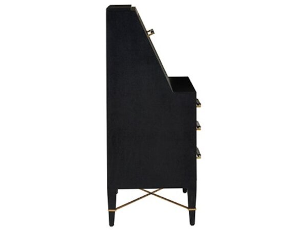 Verona Black Secretary Desk - Image 3