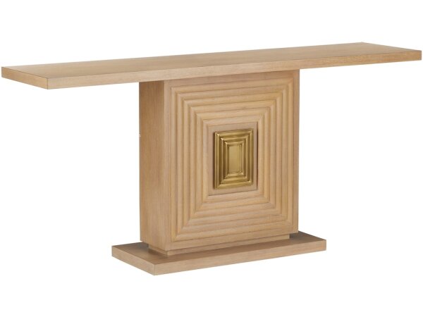 Morombe Washed Oak Console Table