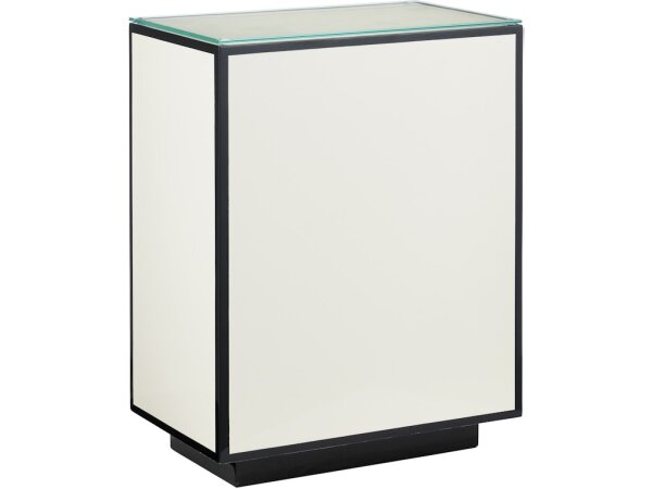 Ivory Lacquer Side Table