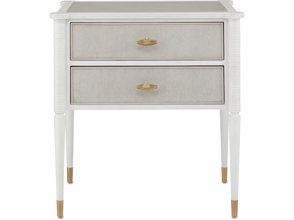 Aster White Nightstand