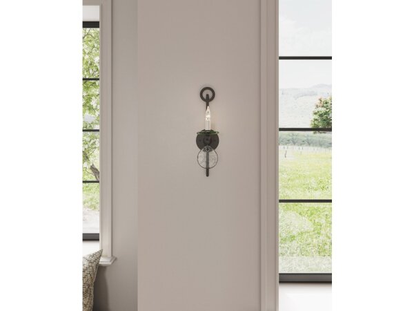 Sethos Black Wall Sconce - Image 4