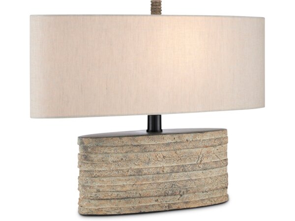 Innkeeper Rustic Oval Table Lamp - Image 4