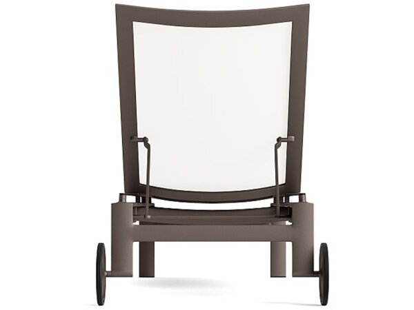 Framed Sling Flat Adjustable Chaise with Wheels - Image 5