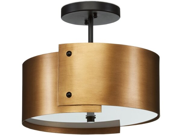Ritsu Brass Semi-Flush Mount - Image 4