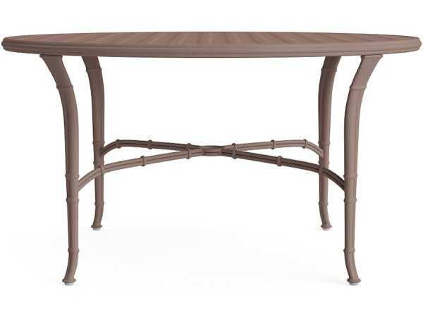 54" Round Cast Top Dining Umbrella Table - Image 4