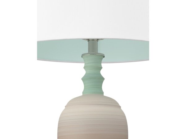 Happy 80's Brown and Pale Blue Table Lamp - Image 5