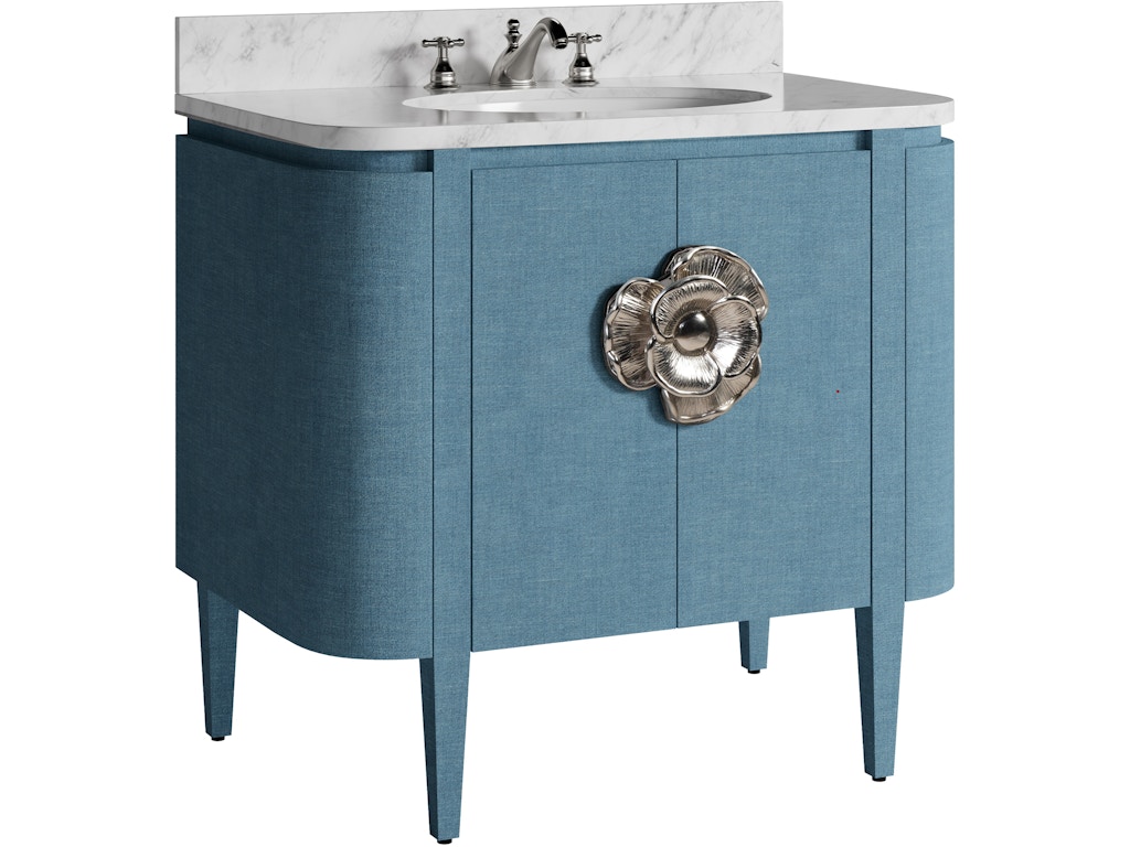 Briallen 36" Blue Vanity with Oval Undermount Sink