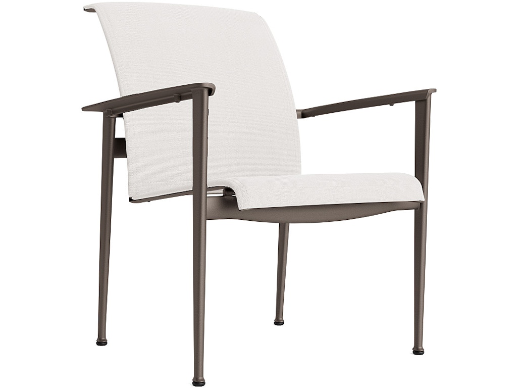 Sling Stacking Dining Arm Chair