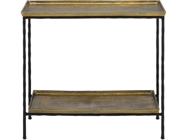 Boyles Brass Side Table - Image 2